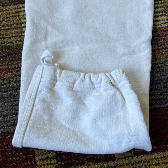 Aimee Leon Dore & Drake’s cream 100% Cotton Sweatpants sz M gently used - Picture 5 of 10